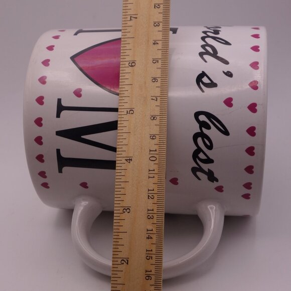 World's Best Mom Jumbo Ceramic Coffee Mug - Picture 6 of 16